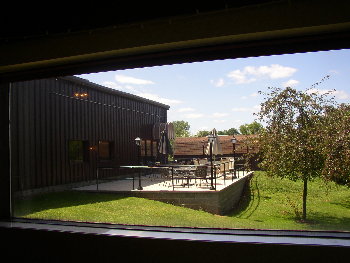 View of new patio added in 2006.